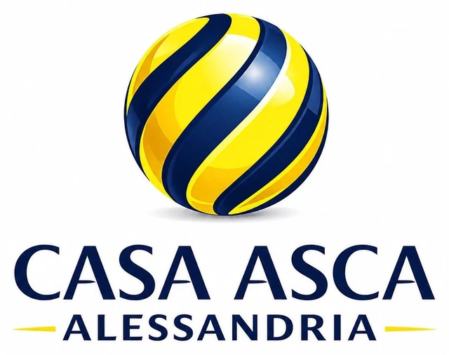 Logo Casa ASCA Alessandria, scuola calcio